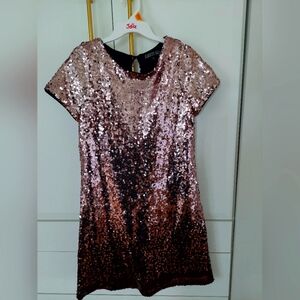Trixie ombre sequined dress girls size 14